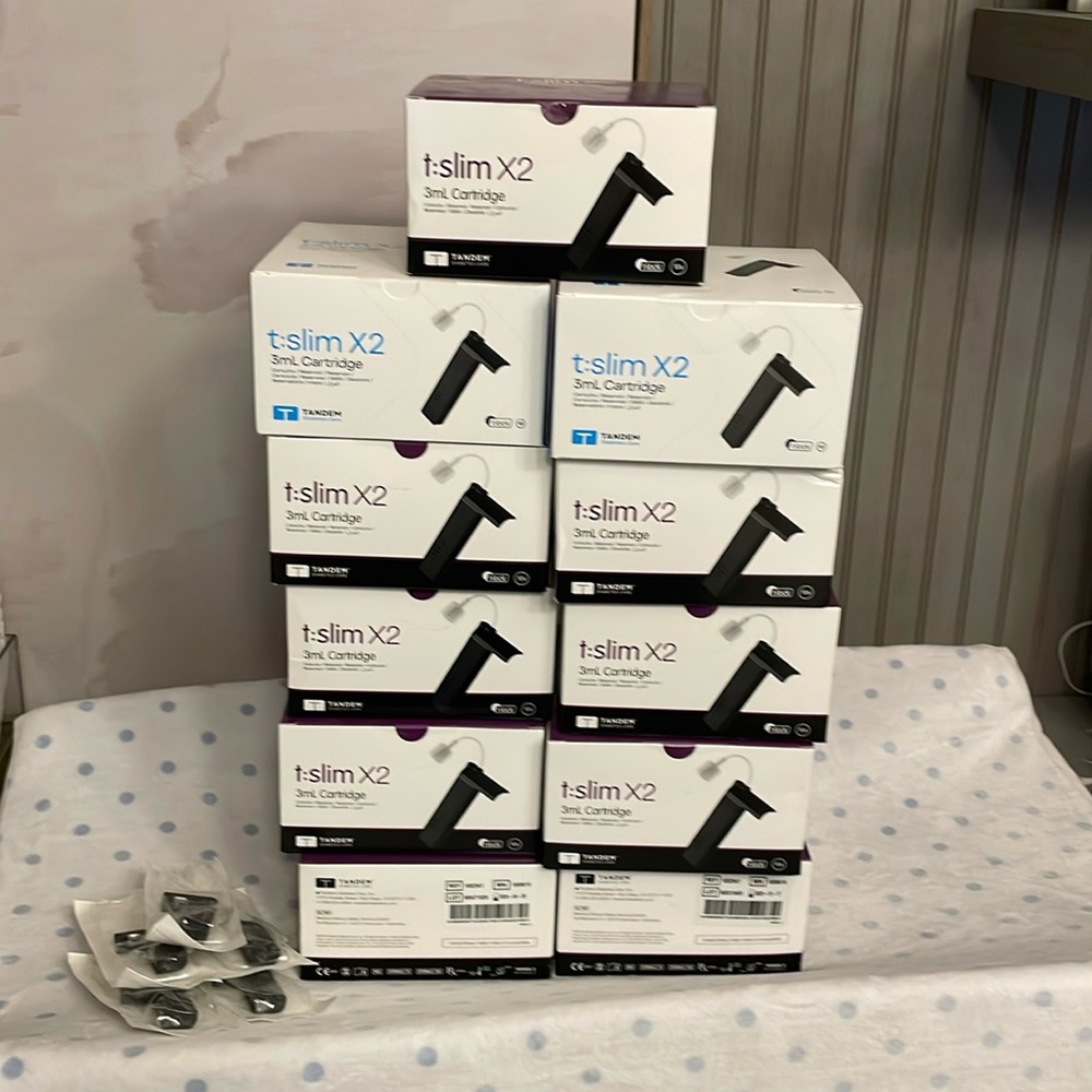 11 boxes new Tandem t:slim X2 3mL Cartridge